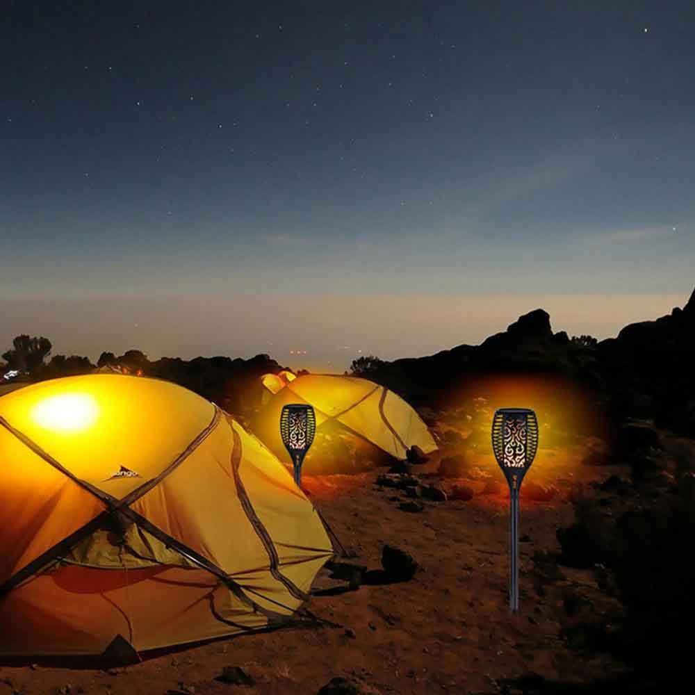 Lampa led solara cu efect de flacara TORTA, cu diode LED
