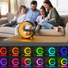 Statie incarcare wireless 3 in 1 cu lampa RGB si boxa bluetooth, control aplicatie