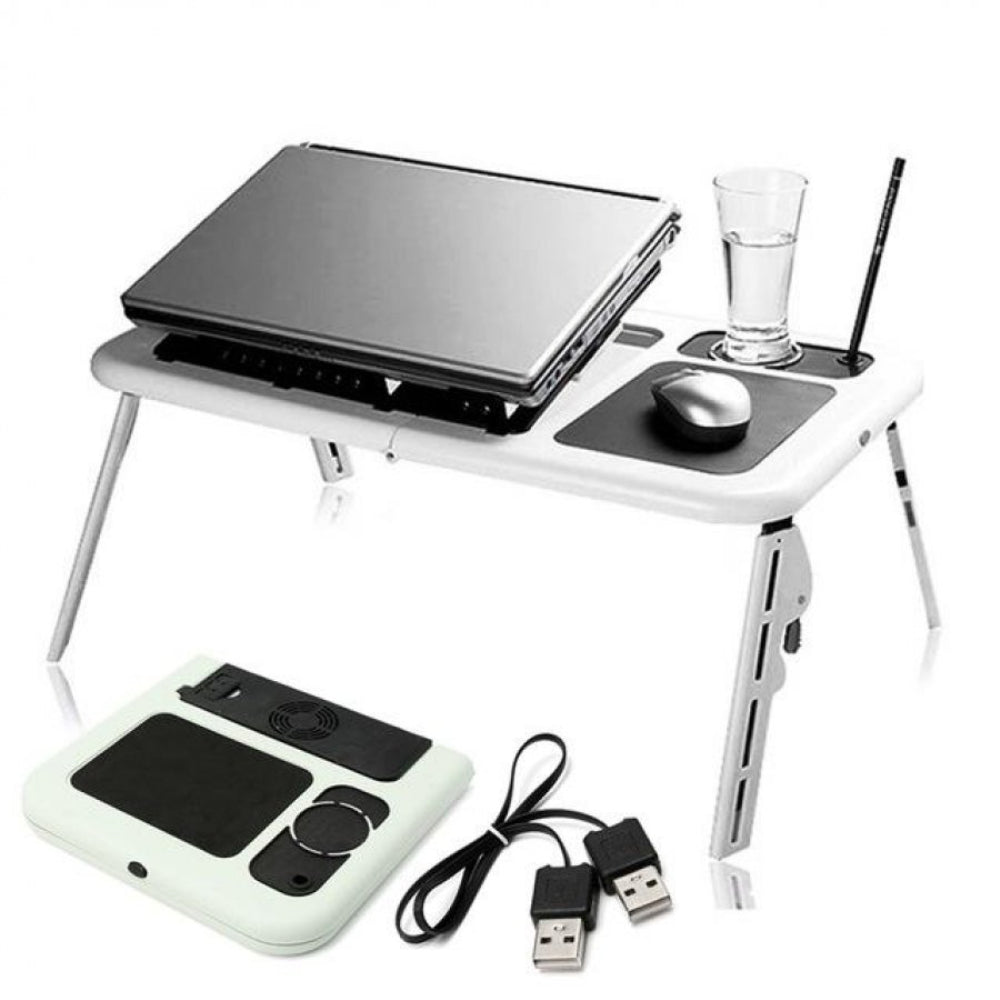 Lichidare de stoc.  Masuta reglabila pentru laptop, cu 2 coolere si USB