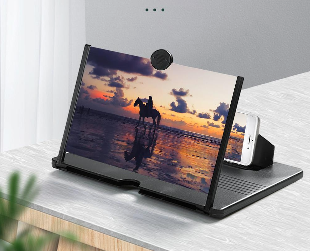 Ecran lupa - Amplificator de imagine cu efect 3D pentru telefoane mobile