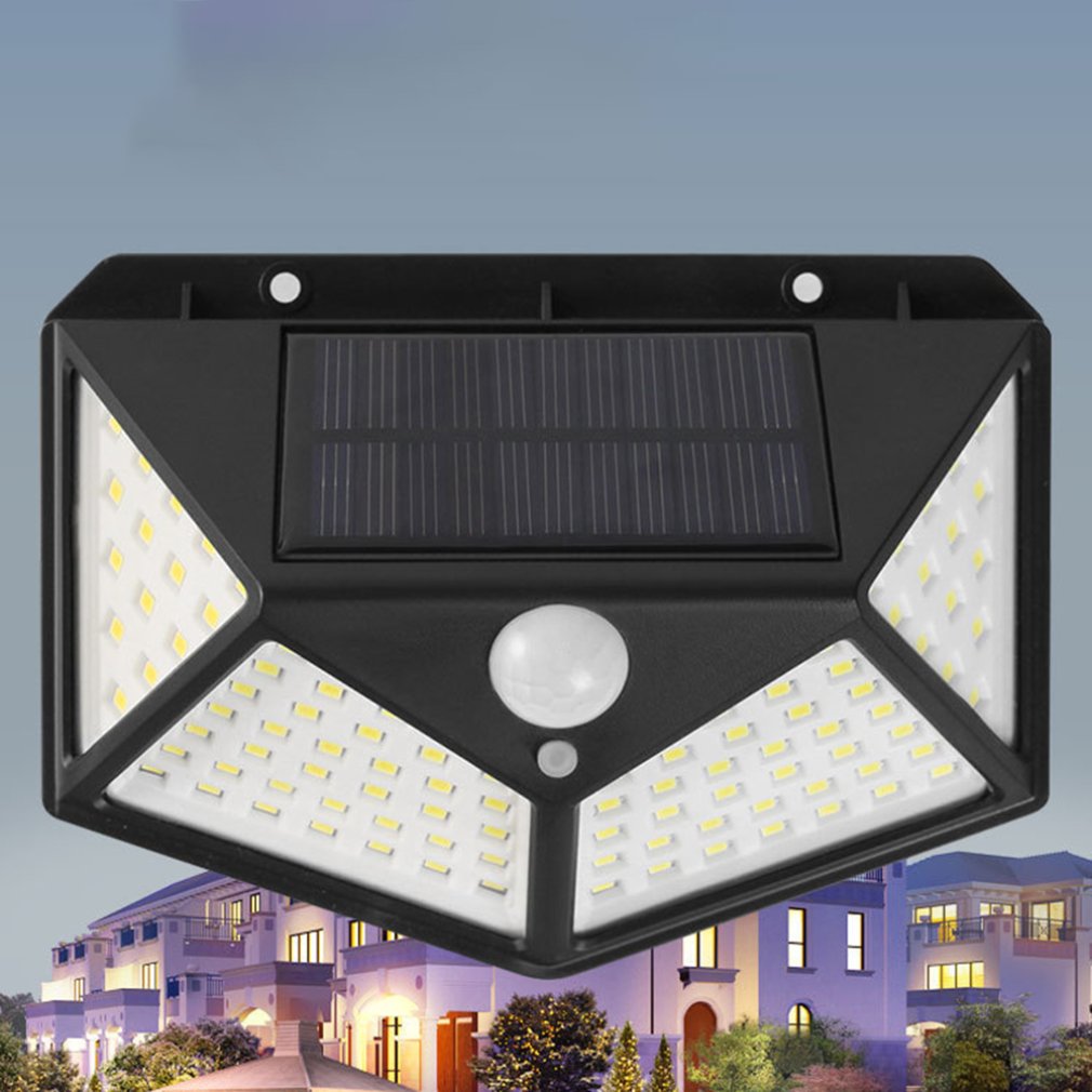 Lampa Solara 100 Led cu Senzor de miscare