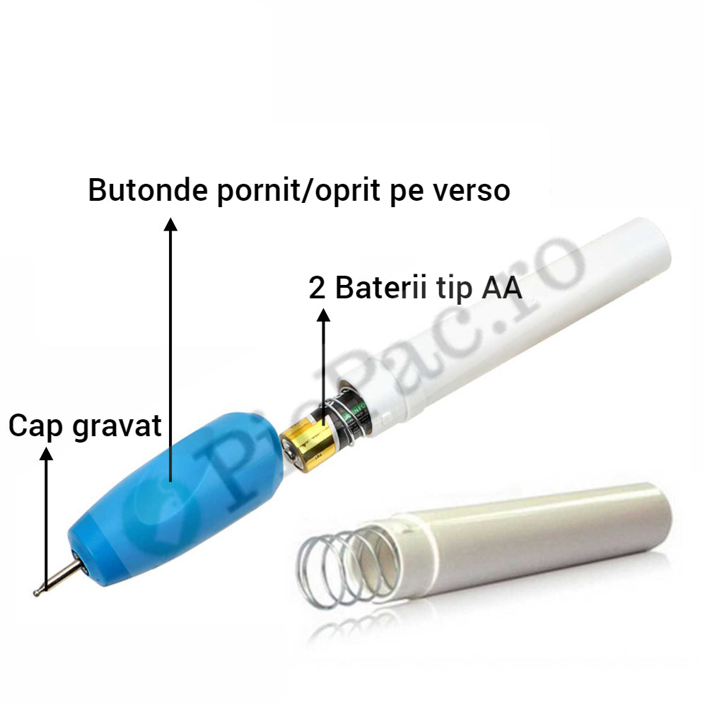 Creion pentru gravat pe lemn, plastic sau metal