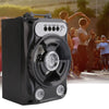 Boxa portabila bluetooth, disco, cu lumini, USB, card si radio