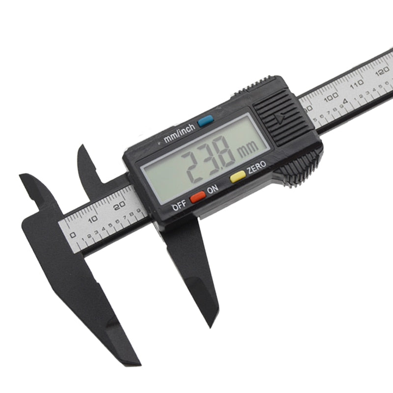 Subler electronic, cu  display digital, fibra de carbon
