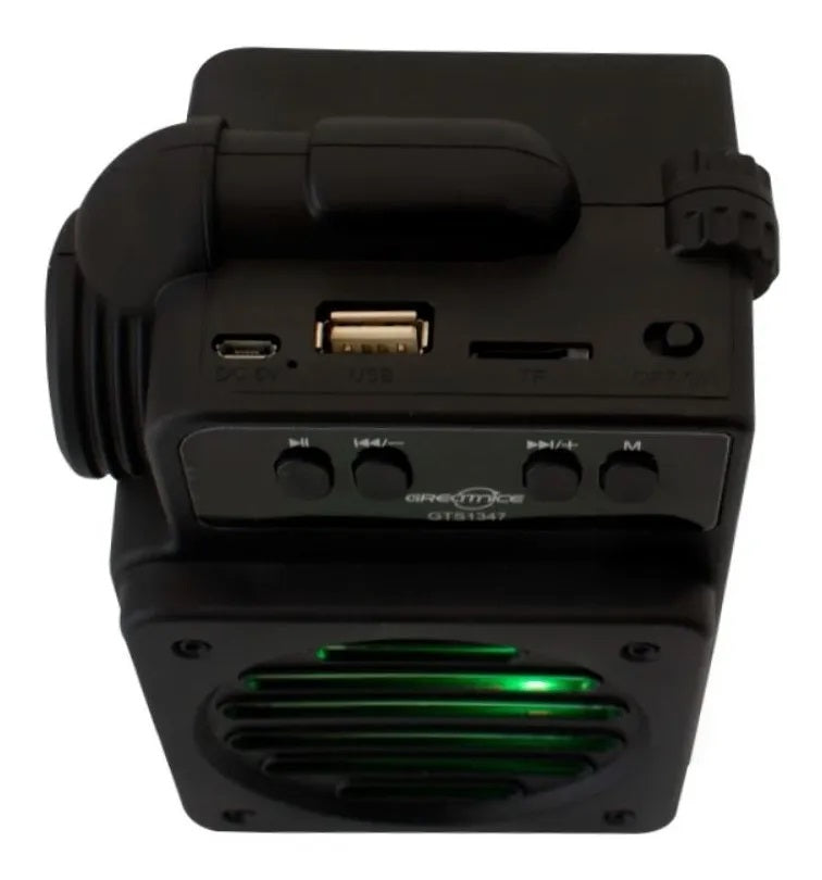Boxa portabila cu lumina Led si functie de Radio Fm