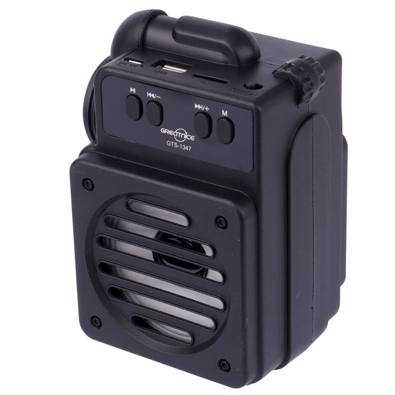 Boxa portabila cu lumina Led si functie de Radio Fm