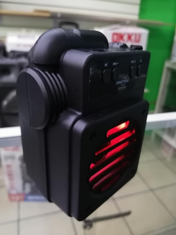 Boxa portabila cu lumina Led si functie de Radio Fm