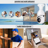 Camera WiFi Tip Bec 355° Full HD cu Unghi Panoramic, Senzor de Miscare și Functie Audio Bidirectionala